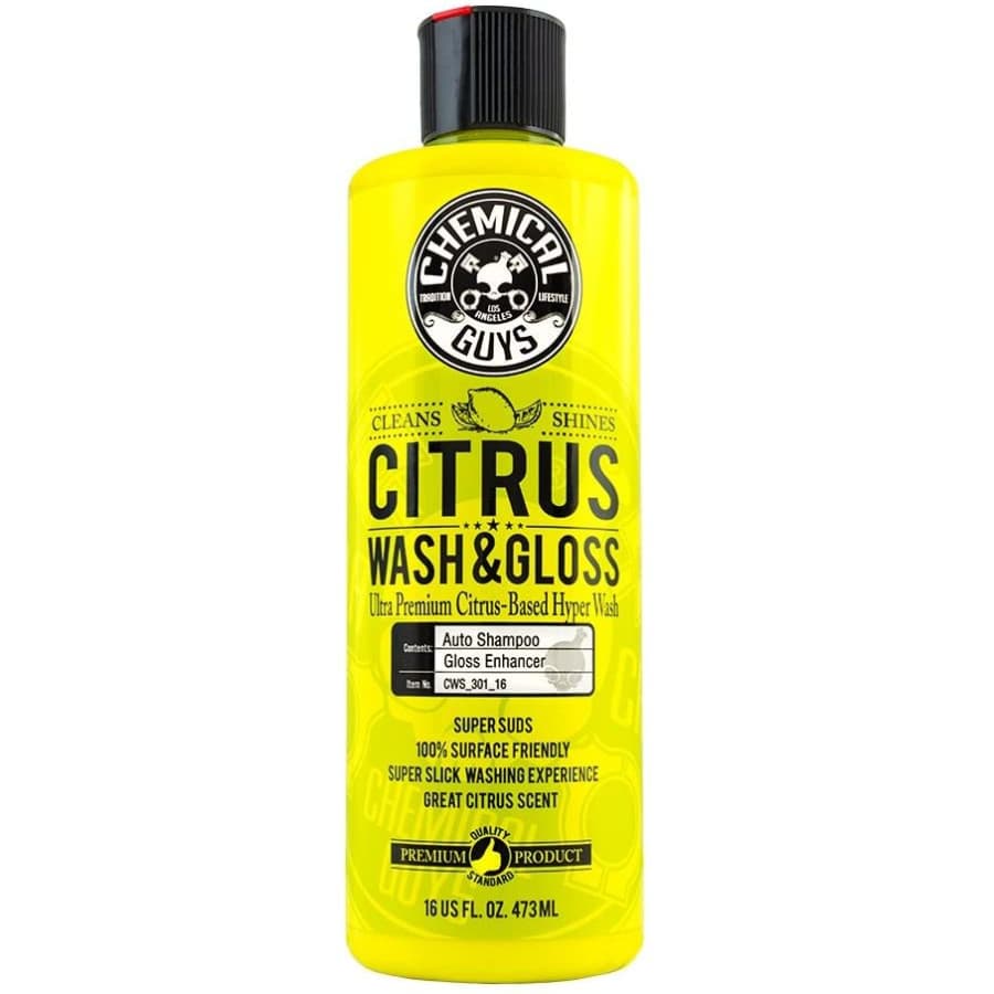 Chemical Guys Citrus Wash & Gloss Concentrated Car Wash 16-oz. Bottle for $6 via Sub & Save