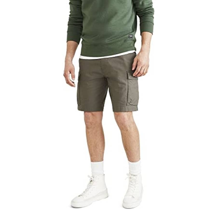 Dockers Men's Cargo Straight Fit Smart 360 Tech Shorts (Regular and Big & Tall), (New) Chimera for $60
