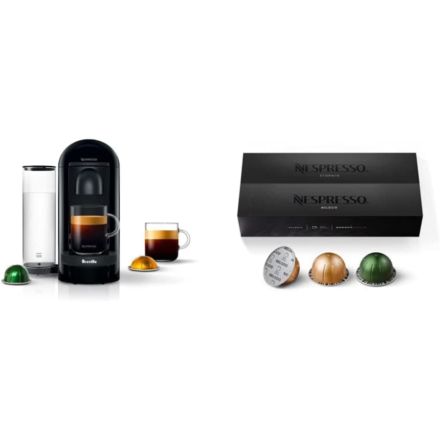 Breville Nespresso VertuoPlus Espresso Machine w/ Nespresso Capsules VertuoLine for $170 Breville Nespresso VertuoPlus Espresso Machine w/ Nespresso Capsules VertuoLine for $170