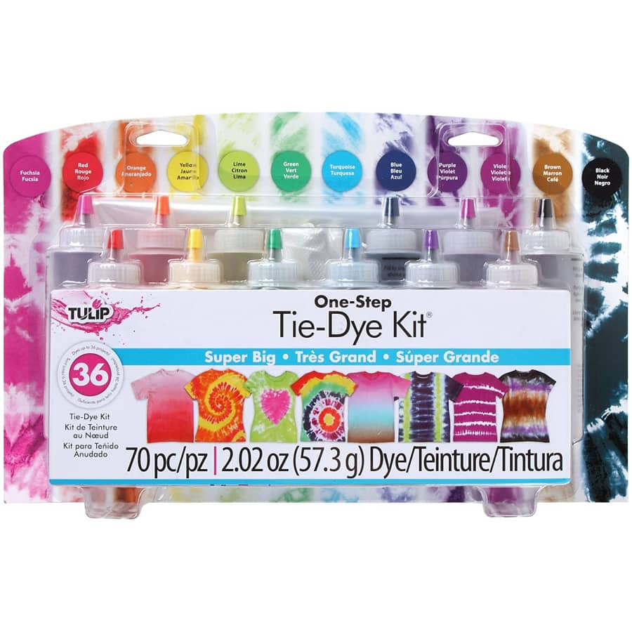 Tulip One-Step Tie Dye Super Big Kit for $18 Tulip One-Step Tie Dye Super Big Kit for $18