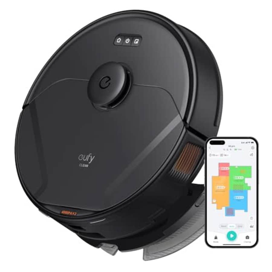 eufy Clean X8 Pro Robot Vacuum, Twin-Turbine 2 4,000 Pa Powerful Suction, Active Detangling Roller for $500 eufy Clean X8 Pro Robot Vacuum, Twin-Turbine 2 4,000 Pa Powerful Suction, Active Detangling Roller for $500