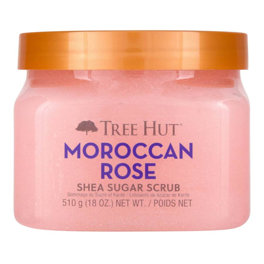 Tree Hut 18-oz. Shea Sugar Scrub Moroccan Rose for $8 Tree Hut 18-oz. Shea Sugar Scrub Moroccan Rose for $8