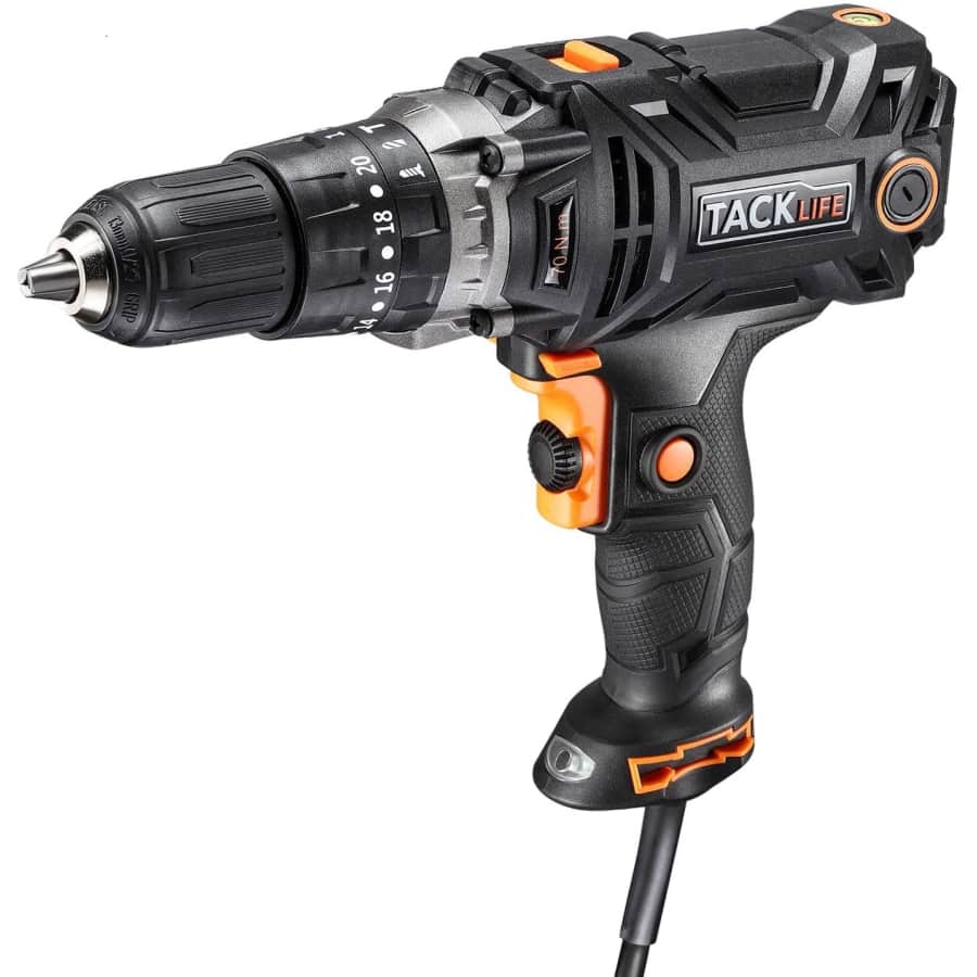 Tacklife 1/2" Corded Hammer Drill for $45