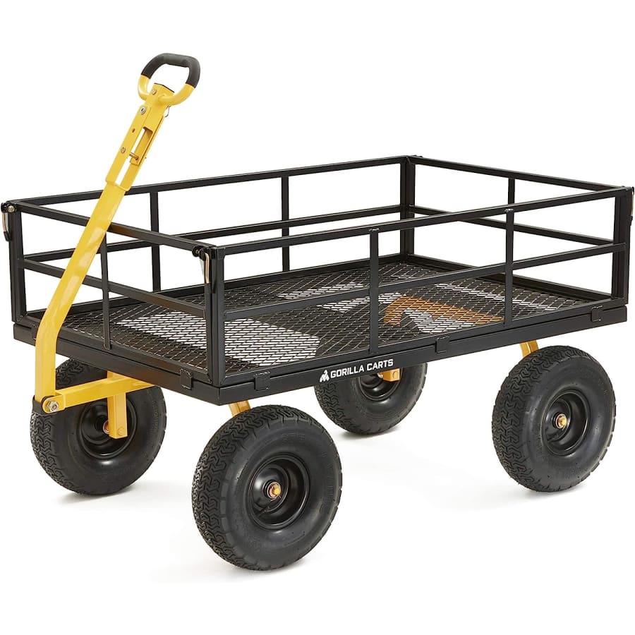 Gorilla Carts Steel Utility Cart for $312