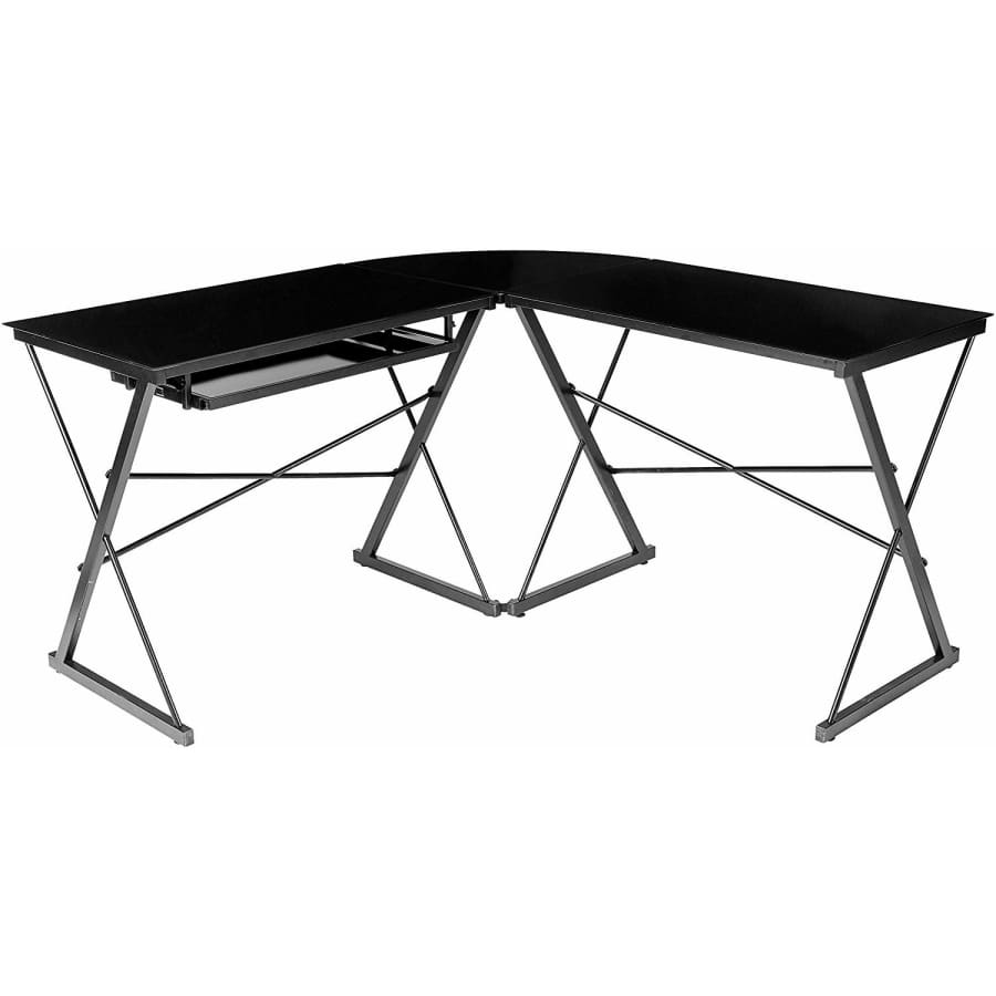 AmazonBasics 3-Piece Corner Gaming Computer Desk for $99
