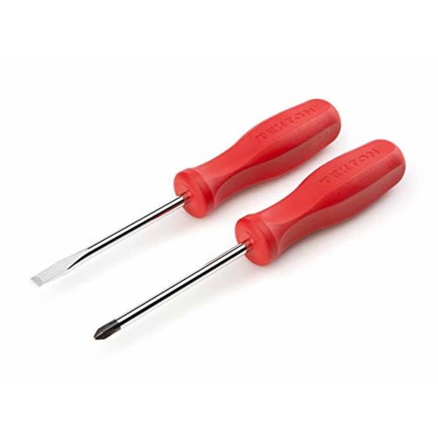 TEKTON Hard-Handle Screwdriver Set, 2-Piece (#2, 1/4 in.) | DRV42001 for $10