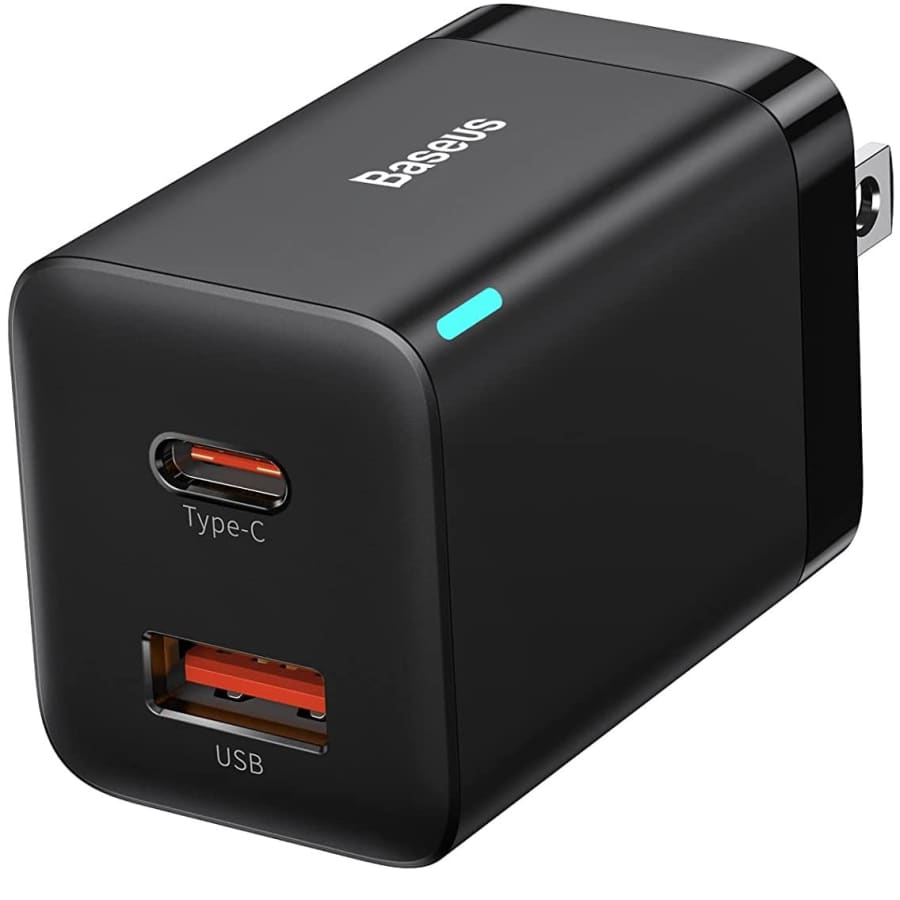 Baseus 30W 2-Port USB-C and USB-A Charger for $16 Baseus 30W 2-Port USB-C and USB-A Charger for $16