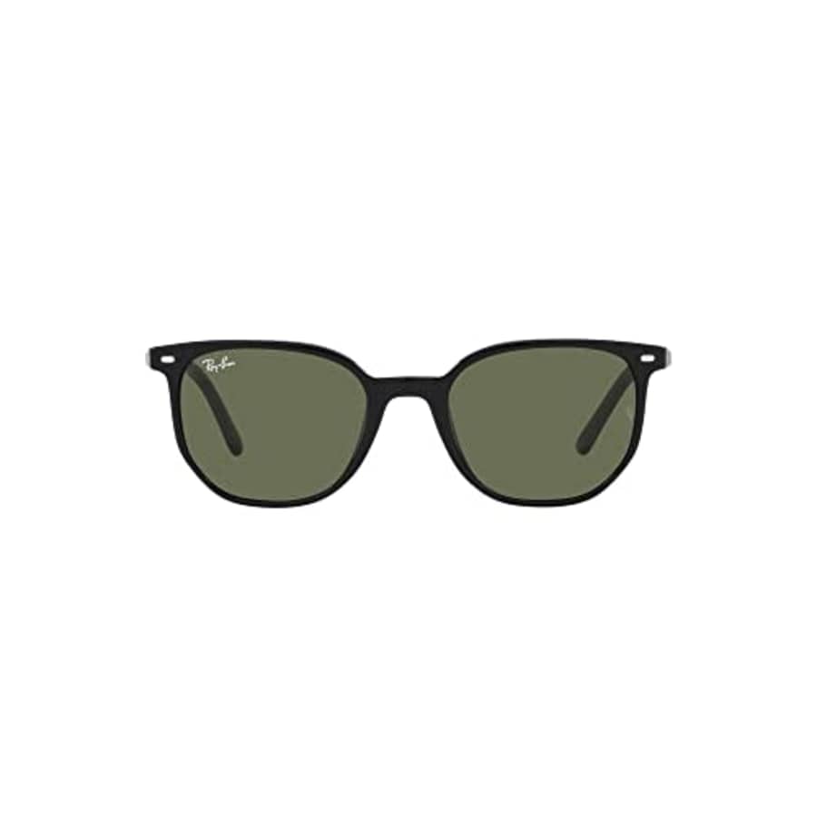 Ray-Ban RB2197 Elliot Square Sunglasses, Black/Green, 50 mm for $195