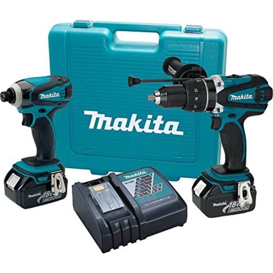 Makita XT218 18V LXT Lithium-Ion Cordless Combo Kit, 2-Piece (Discontinued by Manufacturer) for $349