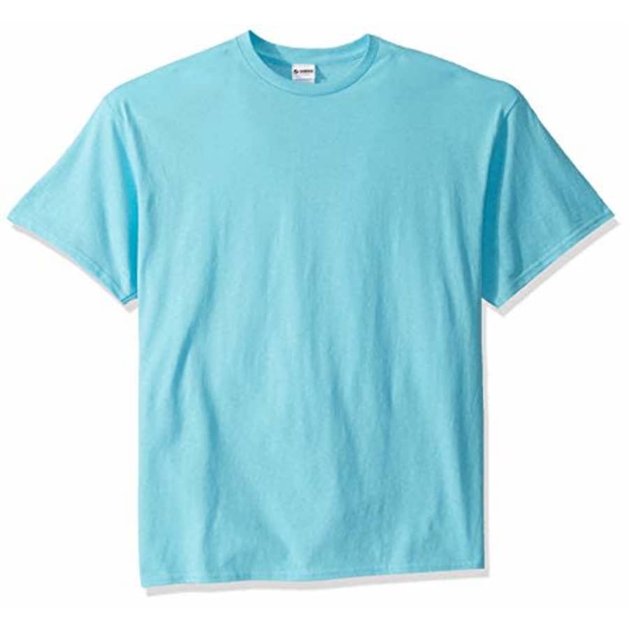 Soffe Men's Pro-Weight Short Sleeve T-Shirt, Pool Blue, Small for $10