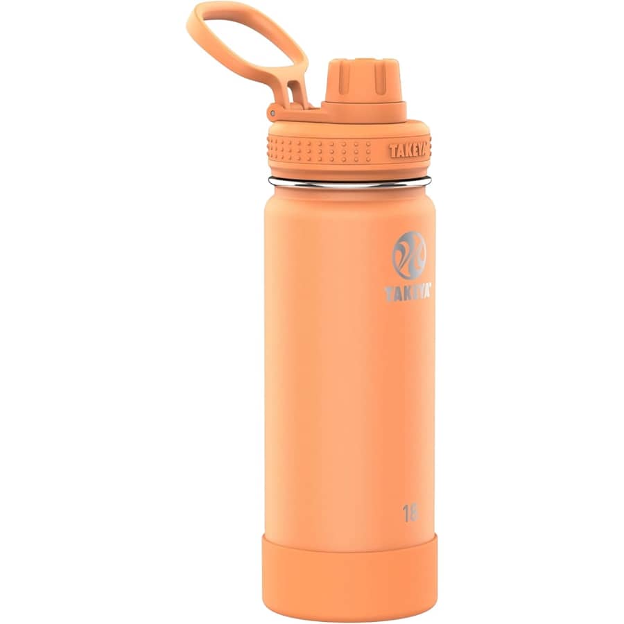 Takeya Actives Insulated 18-oz. Stainless Steel Water Bottle for $12 Takeya Actives Insulated 18-oz. Stainless Steel Water Bottle for $12
