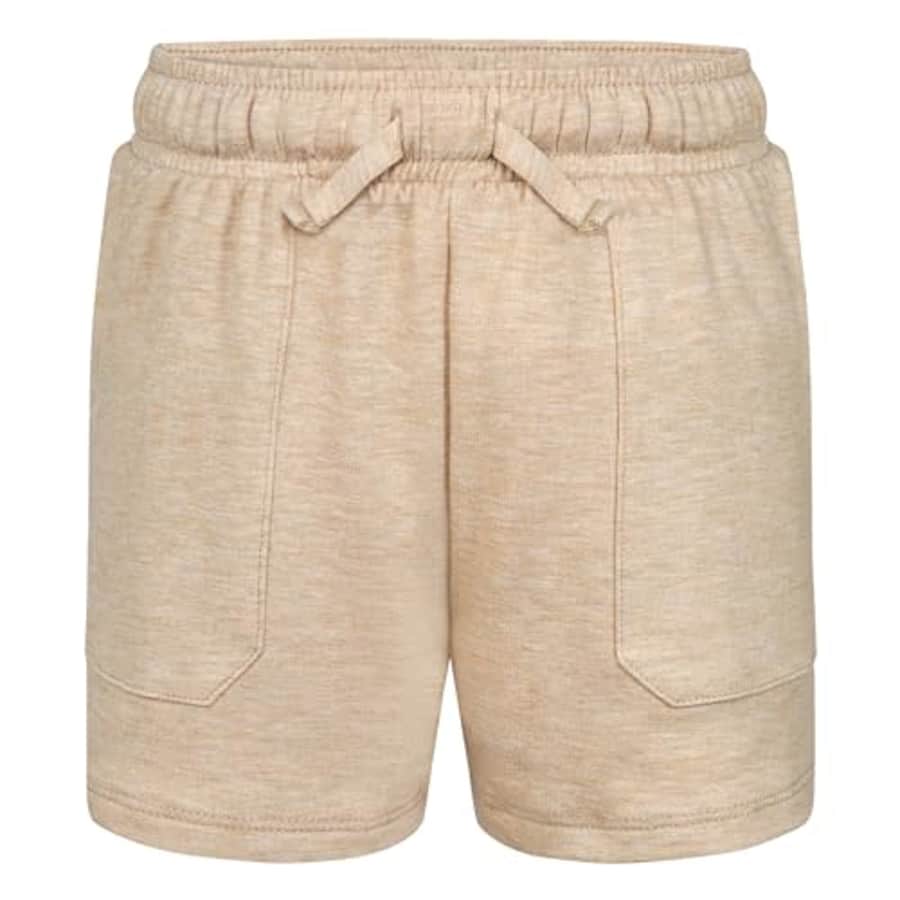 Hurley Girls' Big Soft Knit Pull On Shorts, Khaki, M for $12