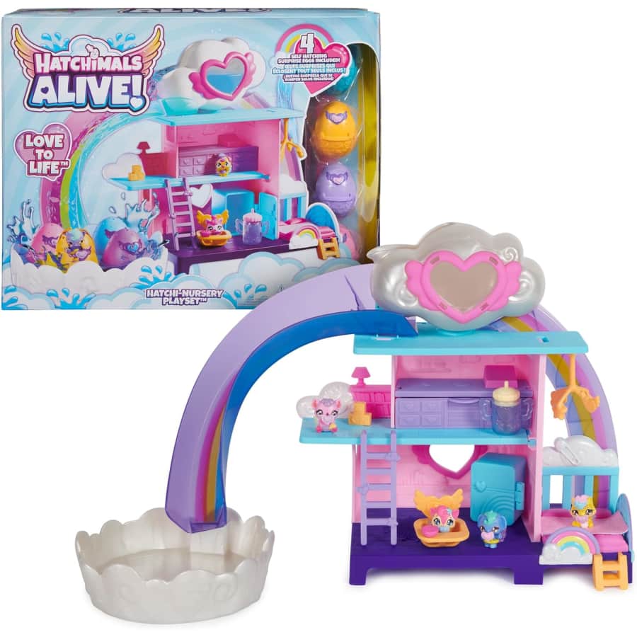Hatchimals Alive Hatchi-Nursery Playset for $17