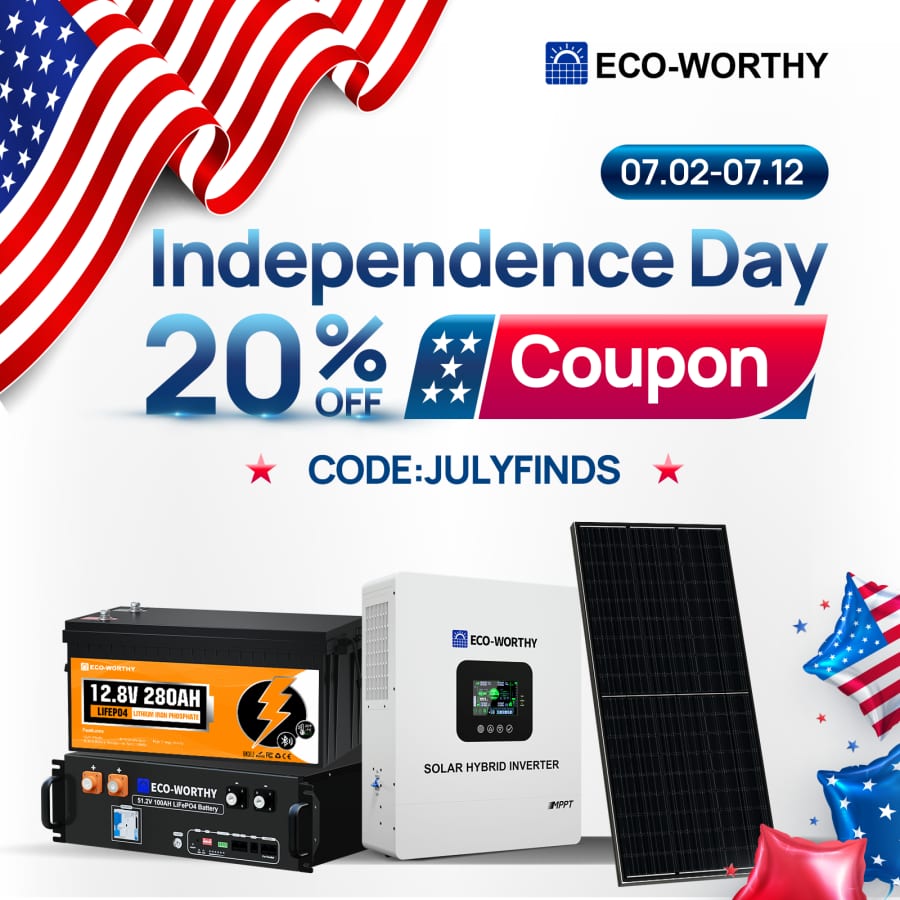 Eco-Worthy Independence Day Sale at eBay: 20% off