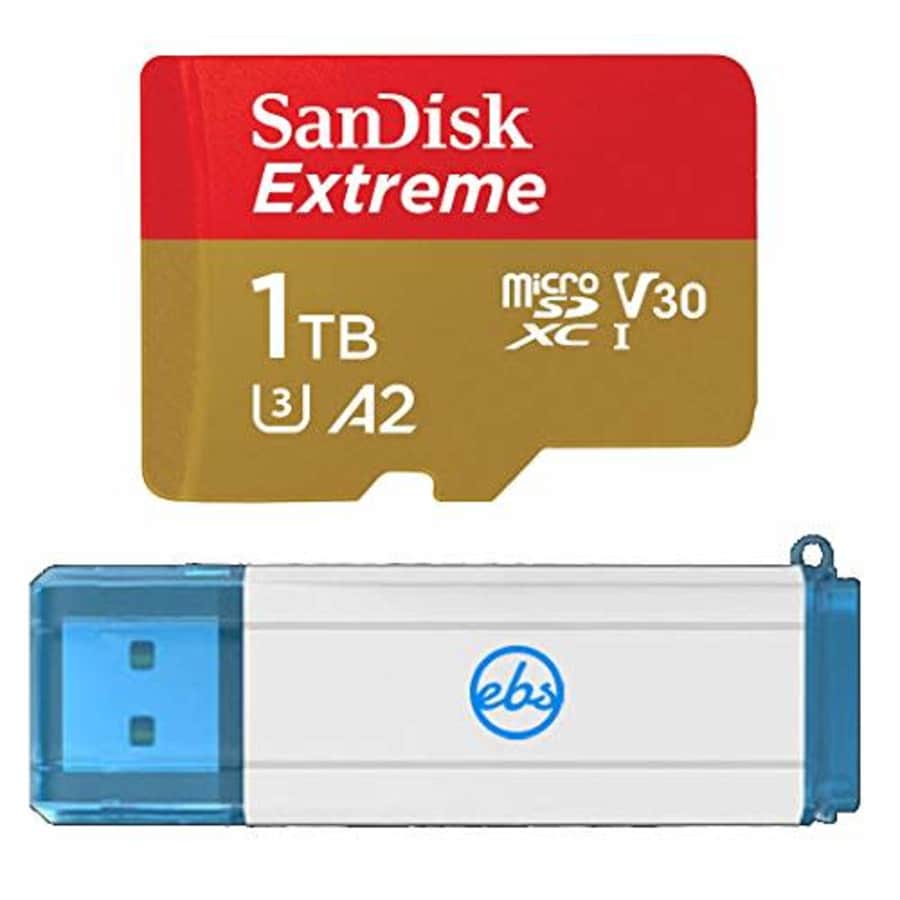 SanDisk 1TB Micro Extreme Memory Card for Samsung Phone Works with Galaxy S20, S20+, S20 Ultra, S20 for $133 SanDisk 1TB Micro Extreme Memory Card for Samsung Phone Works with Galaxy S20, S20+, S20 Ultra, S20 for $133