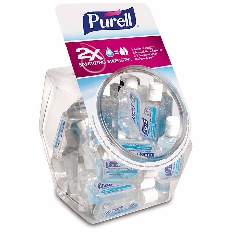 Purell Hand Sanitizer 1-oz. Bottle 36-Pack w/ Display Bowl for $28