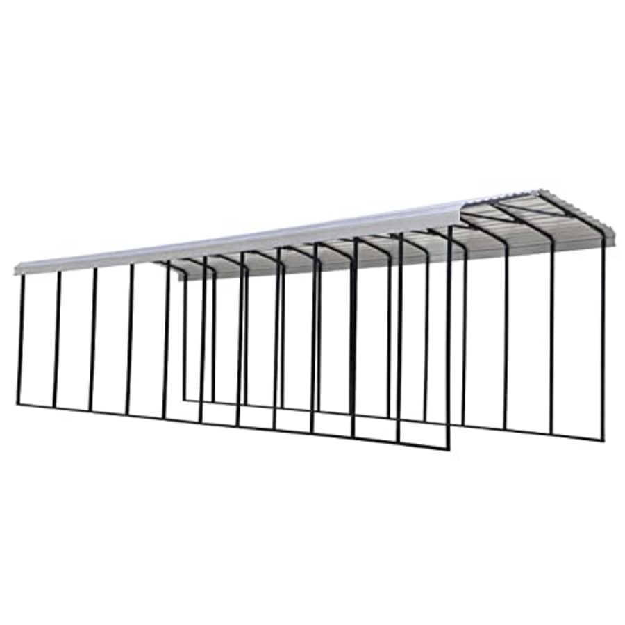 Arrow CPH145114 RV Steel Carport - 14 ft. x 51 ft. x 14 ft. - Eggshell/Black for $5,836 Arrow CPH145114 RV Steel Carport - 14 ft. x 51 ft. x 14 ft. - Eggshell/Black for $5,836