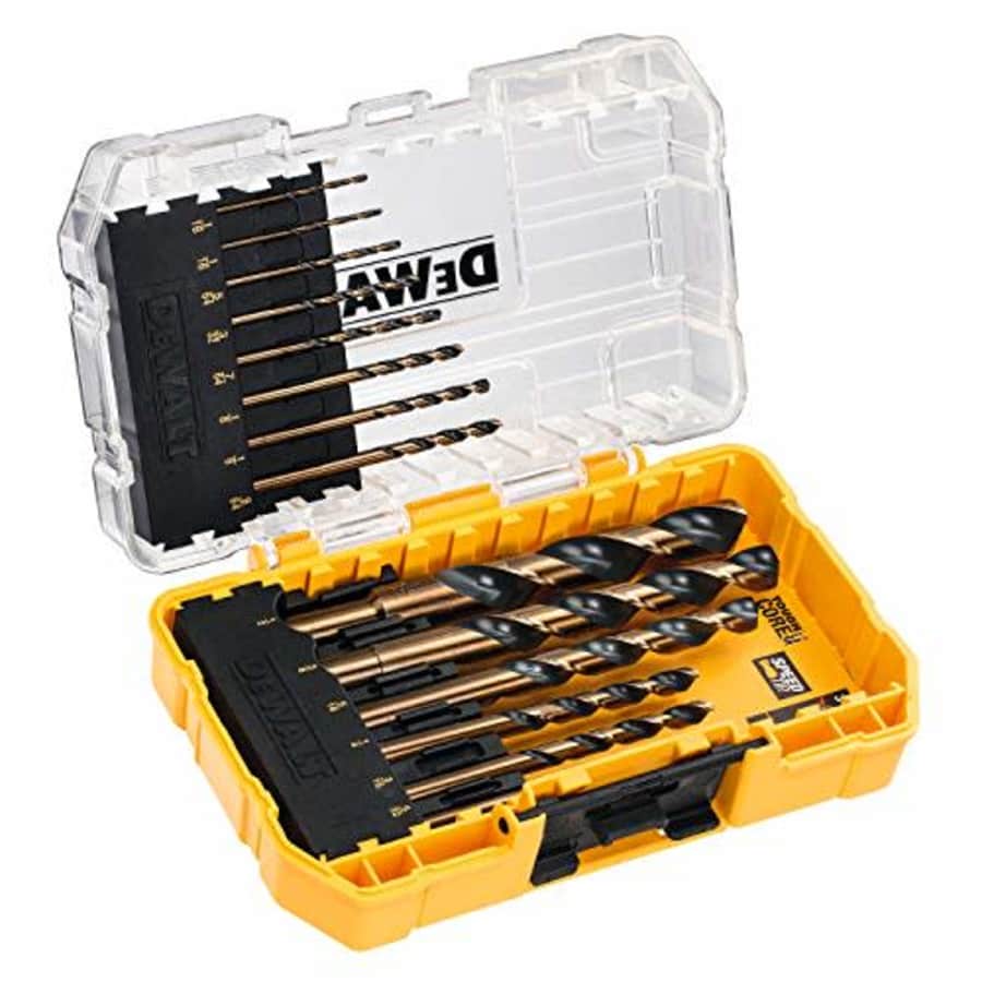 DeWalt DT70727-QZ Metal Drill Bit Set 14 Pieces HSS-G, black/yellow for $31 DeWalt DT70727-QZ Metal Drill Bit Set 14 Pieces HSS-G, black/yellow for $31
