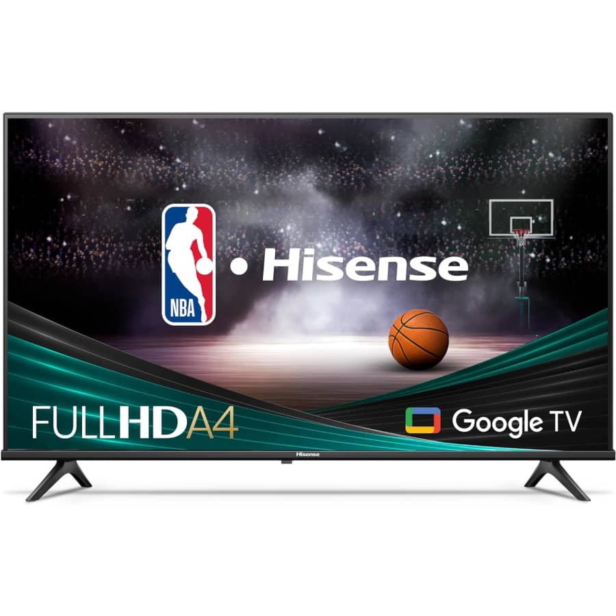 Hisense 40" 40A4K LED 1080p FHD Smart Google TV for $148