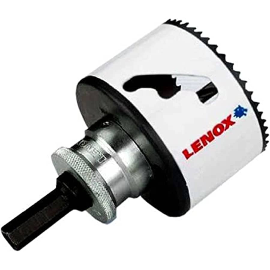 LENOX Tools Bi-Metal Speed Slot Arbored Hole Saw with T3 Technology, 1-9/16" - 1772730 for $27 LENOX Tools Bi-Metal Speed Slot Arbored Hole Saw with T3 Technology, 1-9/16" - 1772730 for $27