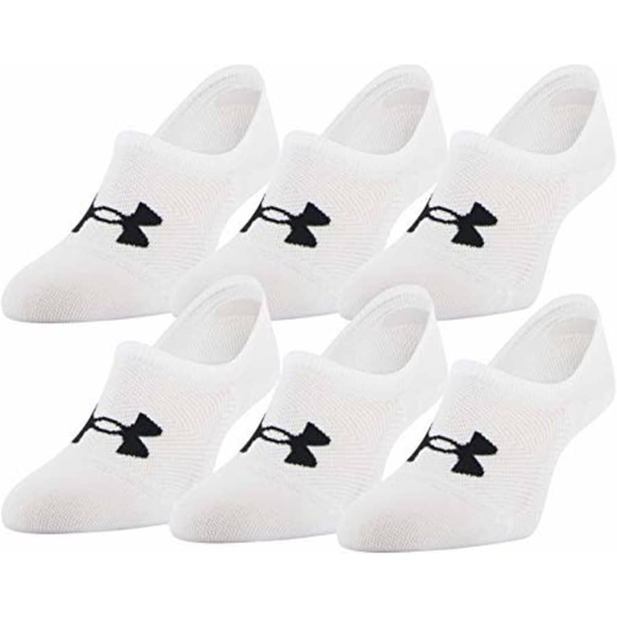 Under Armour Women's Breathe Lite Ultra Low Socks, 6-Pairs, White, Medium for $29 Under Armour Women's Breathe Lite Ultra Low Socks, 6-Pairs, White, Medium for $29