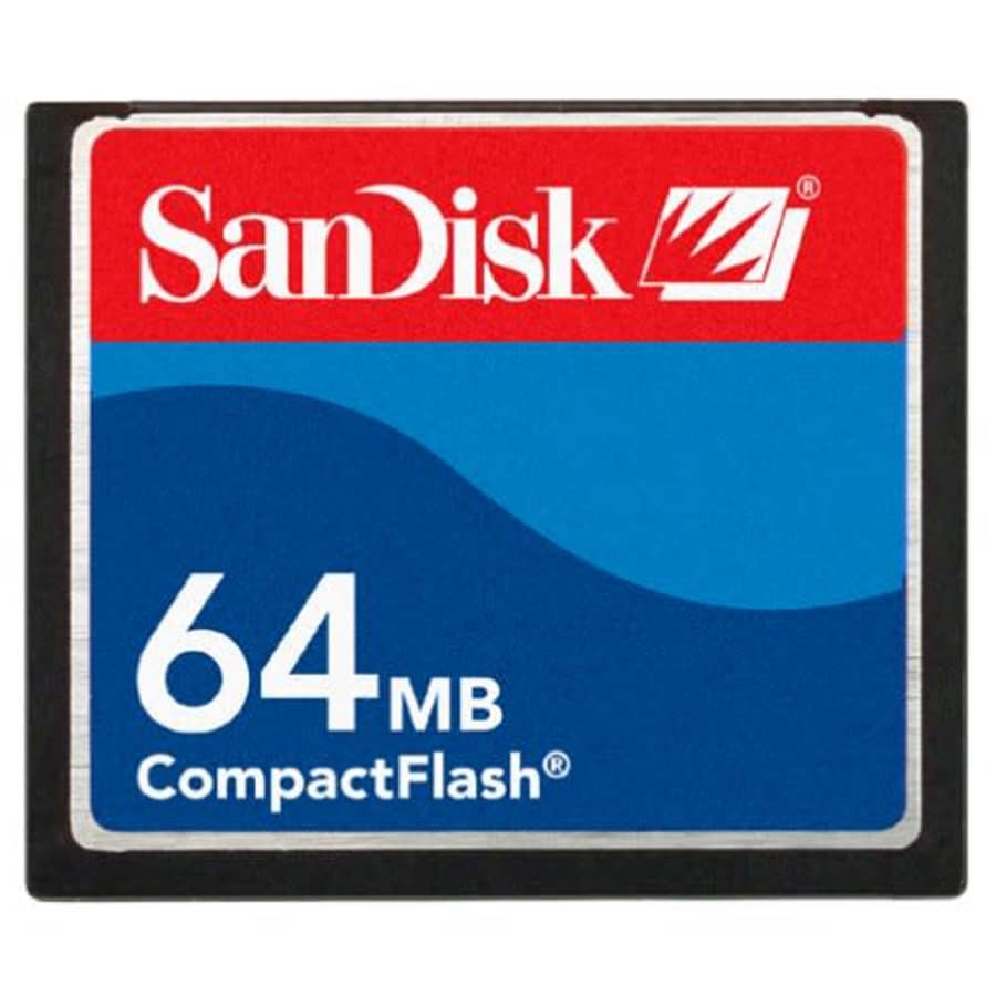 SanDisk SDCFB-64-A10 CompactFlash 64 MB for $20