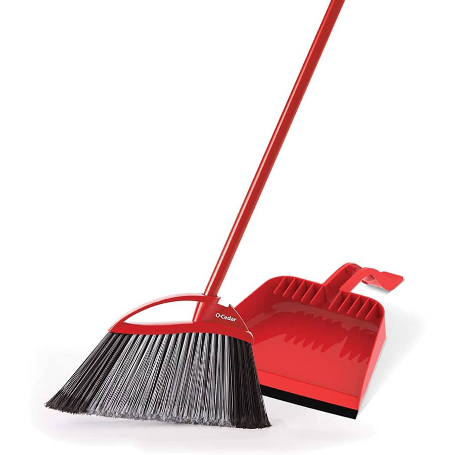 O-Cedar PowerCorner Pet Pro Broom and Step-On Dustpan for $14