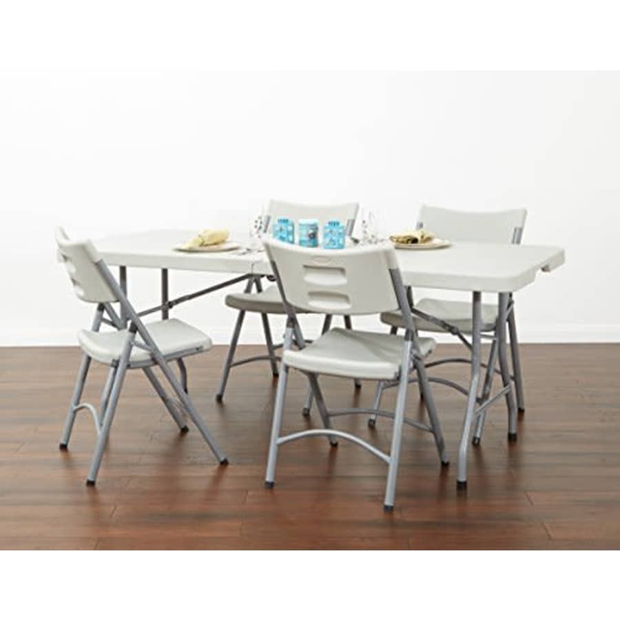 Office Star Resin Furniture for Indoor or Outdoor Use, 4-Piece Set, Curved Seat Folding Chairs for $193 Office Star Resin Furniture for Indoor or Outdoor Use, 4-Piece Set, Curved Seat Folding Chairs for $193