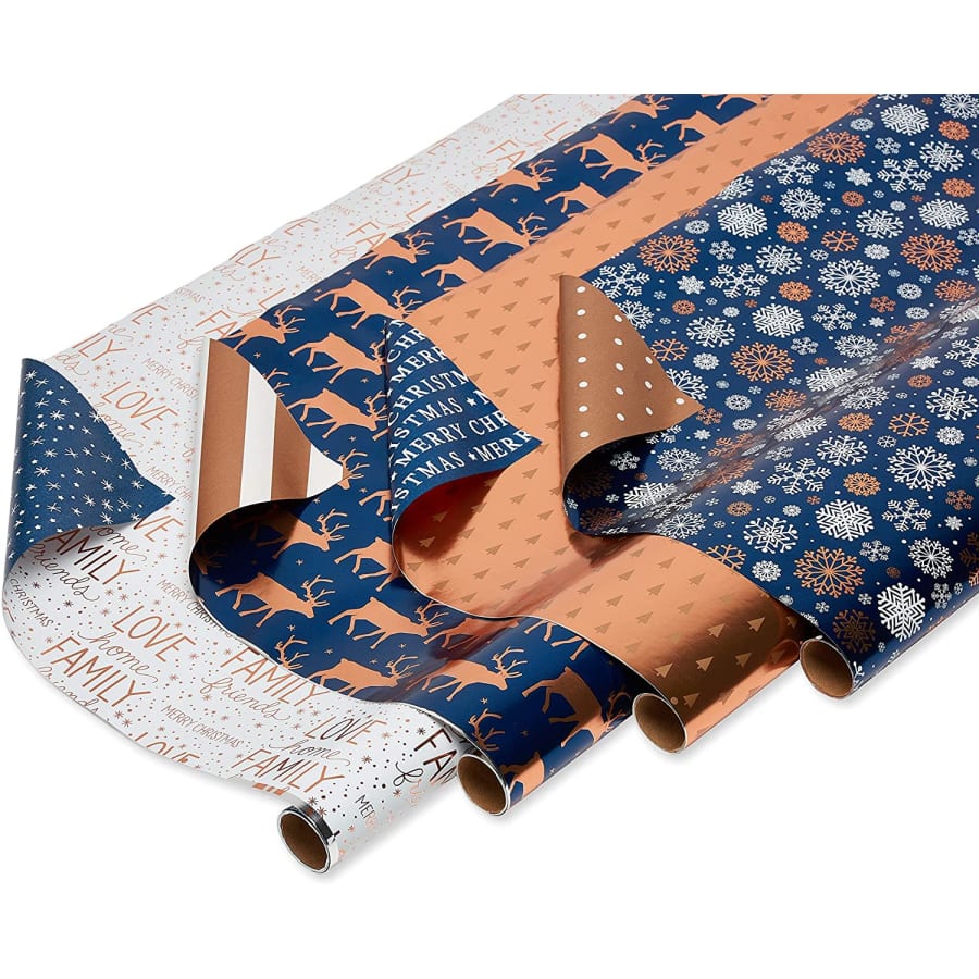 American Greetings Reversible Christmas Wrapping Paper for $19