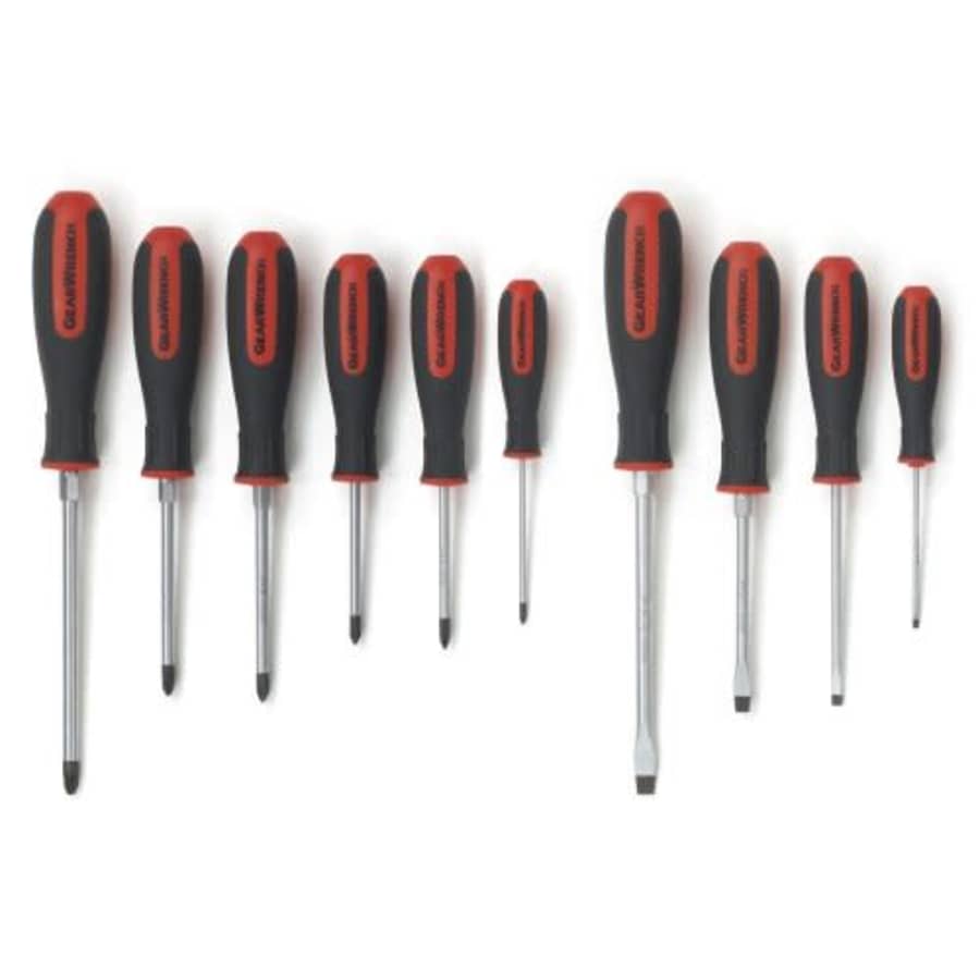 GEARWRENCH 10 Pc. Dual Material Screwdriver Set, Phillips/Slotted/Pozidriv - 80060 for $89