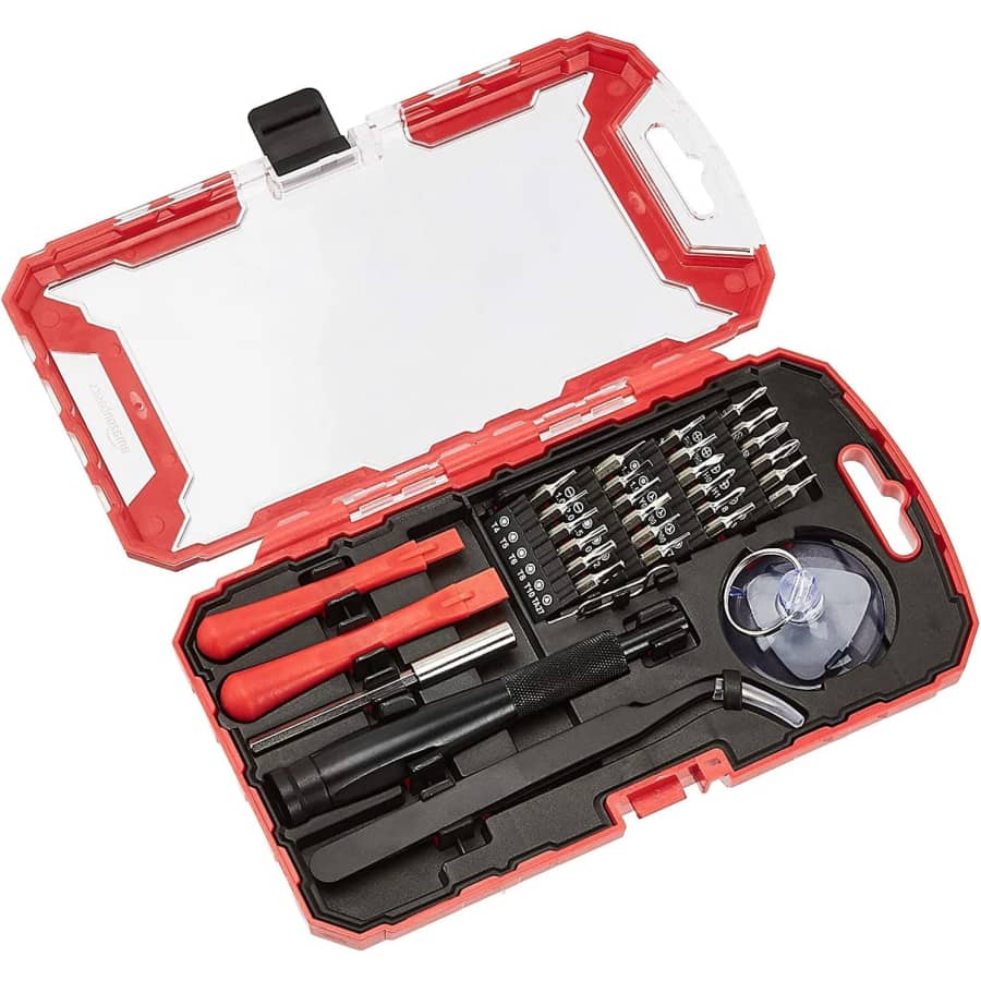 Amazon Basics 32-Piece Electronics Repair Screwdriver Set for $15 Amazon Basics 32-Piece Electronics Repair Screwdriver Set for $15