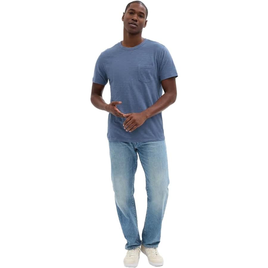 Gap Men's Lived in Pocket Crew T-Shirt from $6