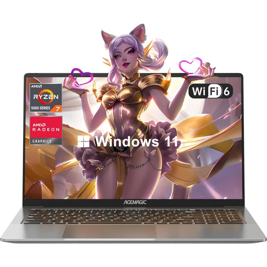 AceMagic AX16 Pro Ryzen 7 16.1" Laptop w/ 16GB RAM & 512GB SSD: $313.17