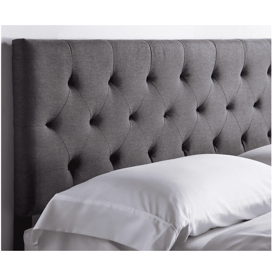 Lucid Mid-Rise Diamond Tufted Upholstered Queen Headboard for $100