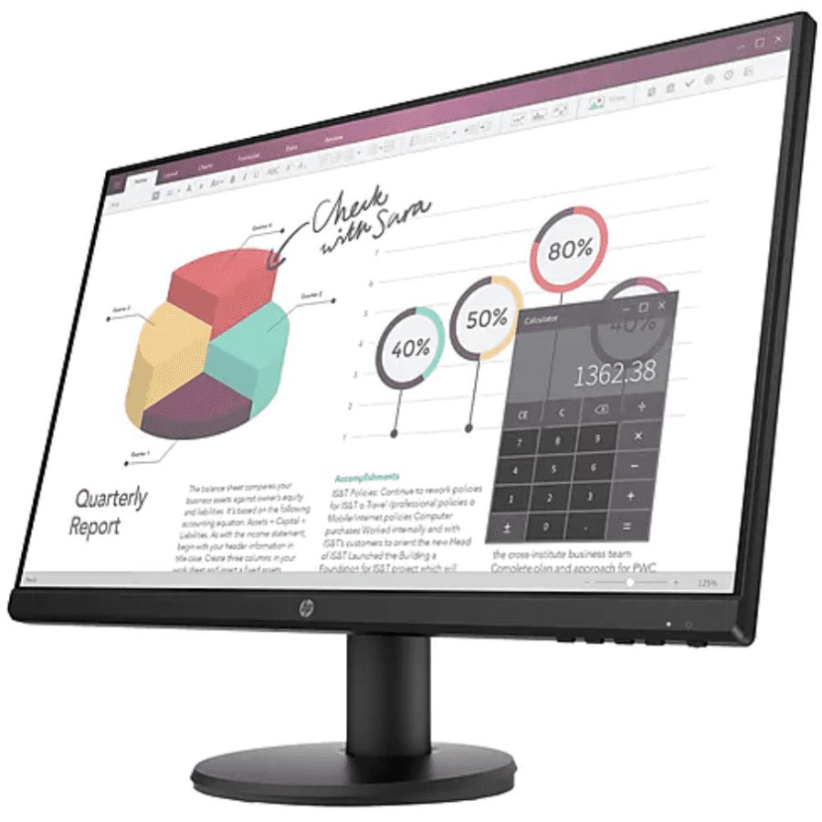 HP 24" 1080p 60Hz IPS LED Monitor for $90