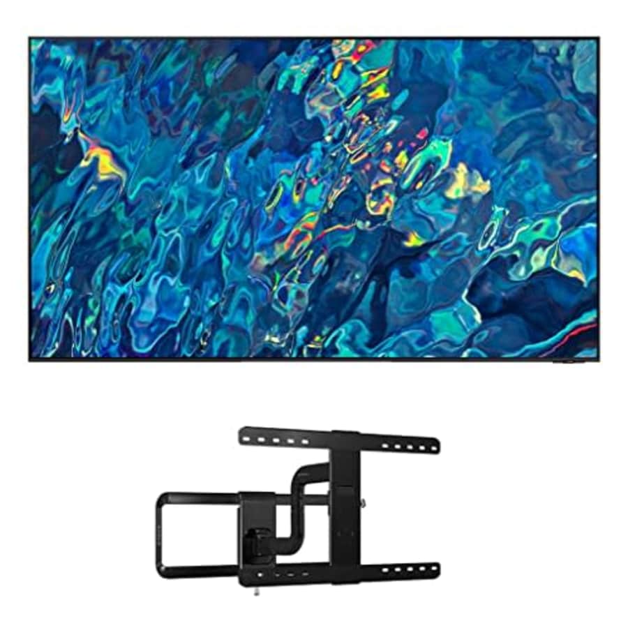 Samsung QN55QN95BAFXZA 55" Neo QLED 120Hz Anti-Glare 4K Smart TV with a Sanus VLF525-B1 Full-Motion for $1,907