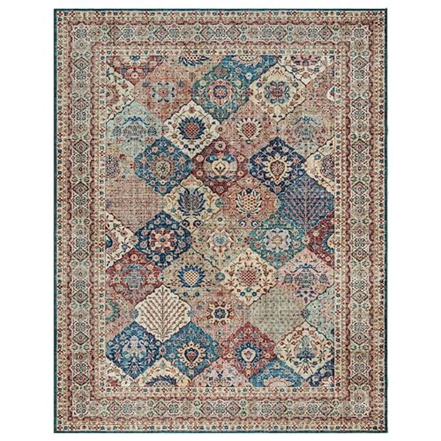 Gertmenian Printed Indoor Boho Area Rug - Non Slip, Ultra Thin, Super Strong, Printed Rug - Home for $39 Gertmenian Printed Indoor Boho Area Rug - Non Slip, Ultra Thin, Super Strong, Printed Rug - Home for $39