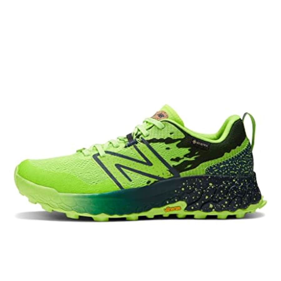 New Balance Women's Fresh Foam Hierro V7 GTX Trail Running Shoe, Pixel Green/Natural Indigo, 8.5 for $80 New Balance Women's Fresh Foam Hierro V7 GTX Trail Running Shoe, Pixel Green/Natural Indigo, 8.5 for $80