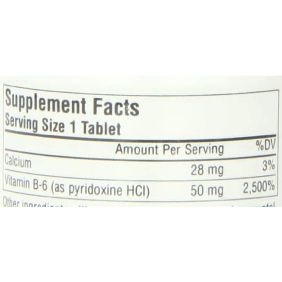 Source Naturals Vitamin B-6, 50 mg Immune System Support - 100 Tablets for $8 Source Naturals Vitamin B-6, 50 mg Immune System Support - 100 Tablets for $8
