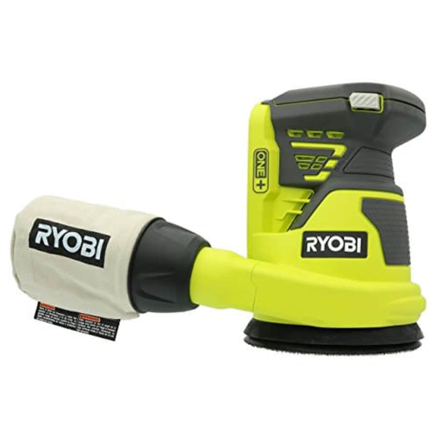 Ryobi P411 One+ 18 Volt 5 Inch Cordless Battery Operated Random Orbit Power Sander (Battery Not for $74