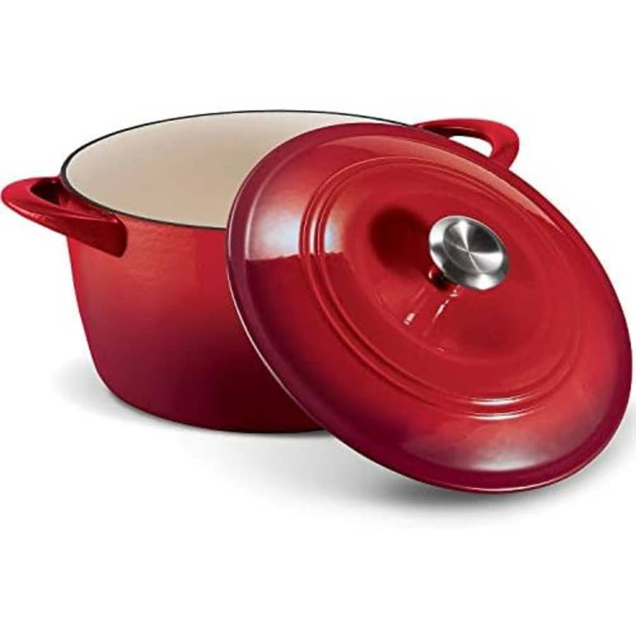 Tramontina Enameled Cast Iron 7-Quart Covered Dutch Oven for $40 for members Tramontina Enameled Cast Iron 7-Quart Covered Dutch Oven for $40 for members