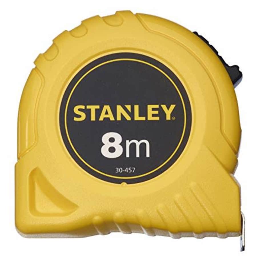 Stanley Tools Stanley 0-30-457 Tape Measure, Yellow/Black, 8 m/25 mm for $16