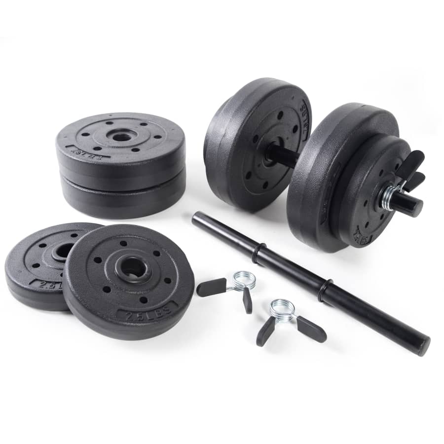 Gold's Gym 40-lb. Vinyl Weight Set for $20