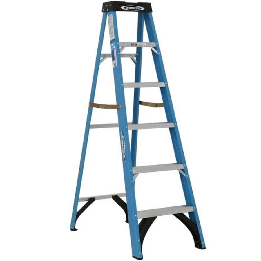 Werner 6-Foot Fiberglass Stepladder: $50