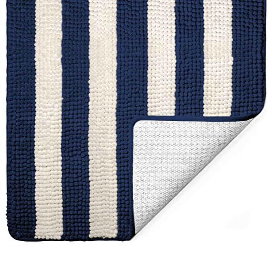 Gorilla Grip Soft Absorbent Plush Bath Rug Mat, 60x24, Microfiber Dries Quickly, Luxury Chenille for $9