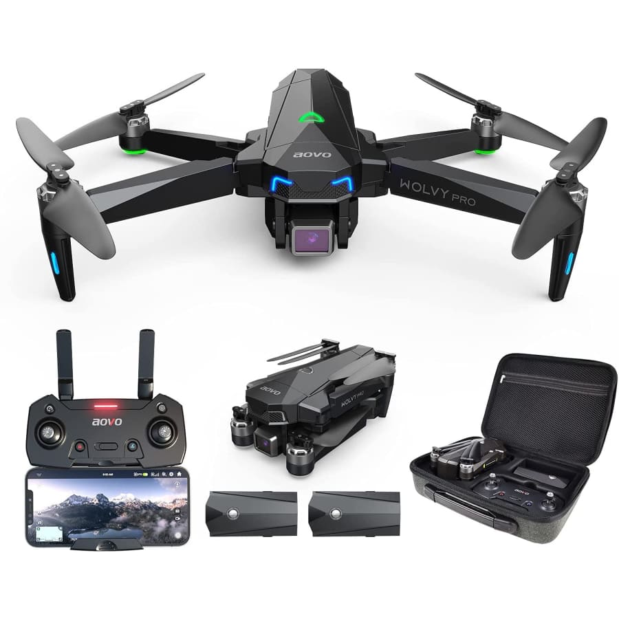 Aovo PRO66 4K Quadcopter Drone for $159