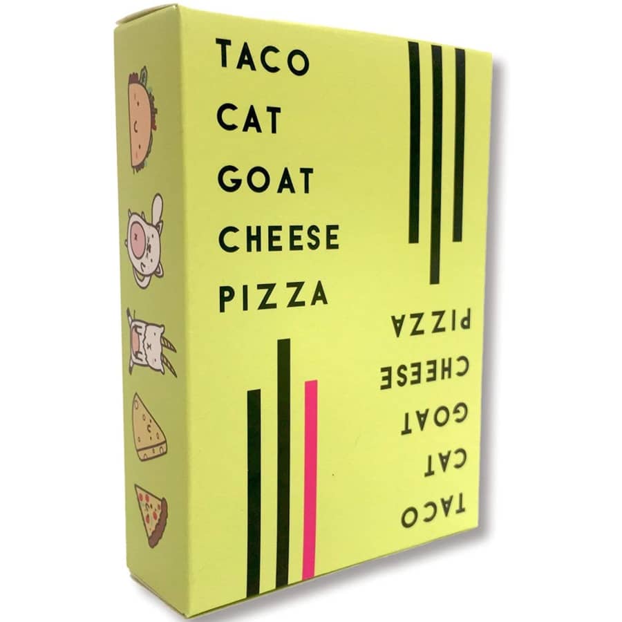 Taco Cat Goat Cheese Pizza Game for $8