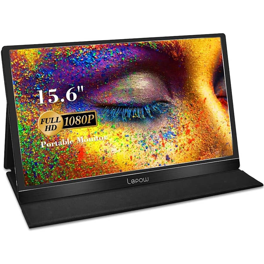 Lepow 15.6" 1080p IPS Portable Monitor for $190