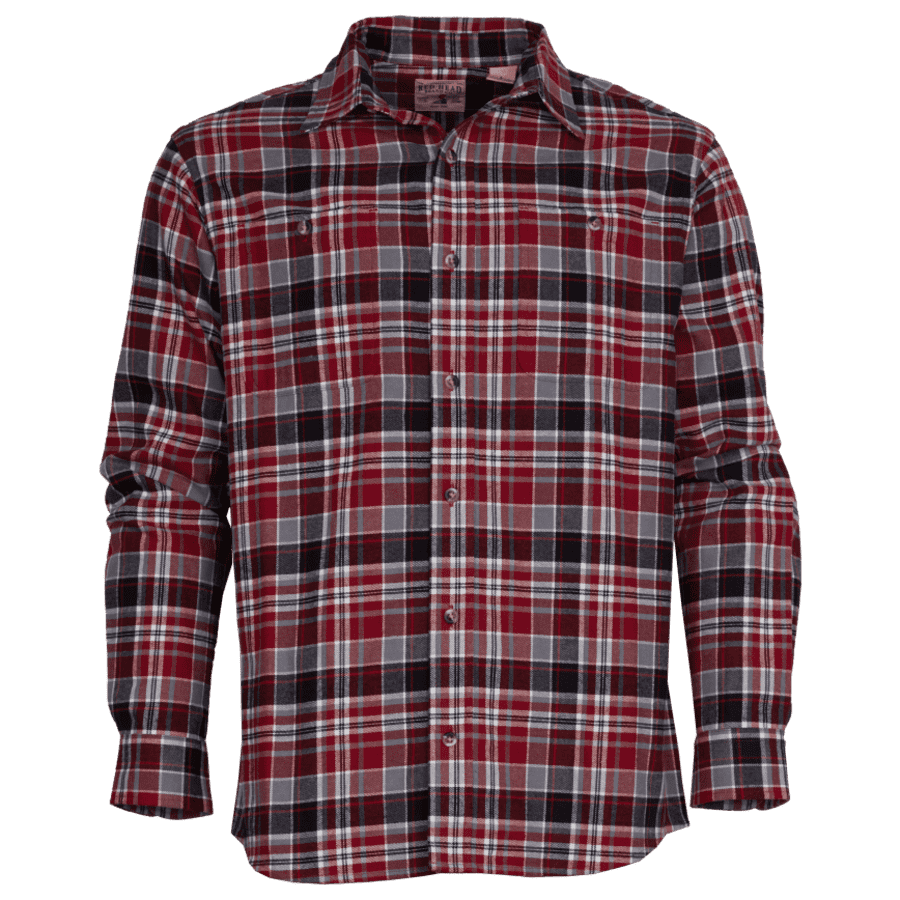 Redhead Men's Ozark Mountain Flannel Button-Down Shirt for $10 Redhead Men's Ozark Mountain Flannel Button-Down Shirt for $10