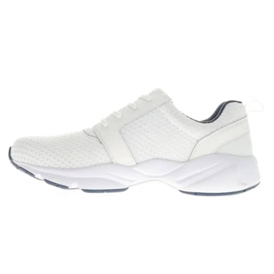Propet Propt Men's Stability X Lightweight Knit Mesh Athletic Shoe White/Navy 13 Medium US for $47